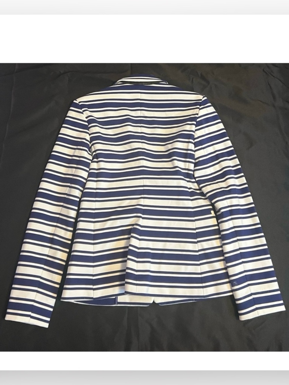 EXPRESS Navy & White Striped Blazer - Picture 2 of 4